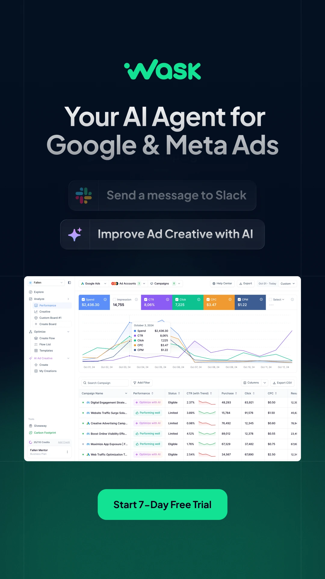 WASK Story Designs Template