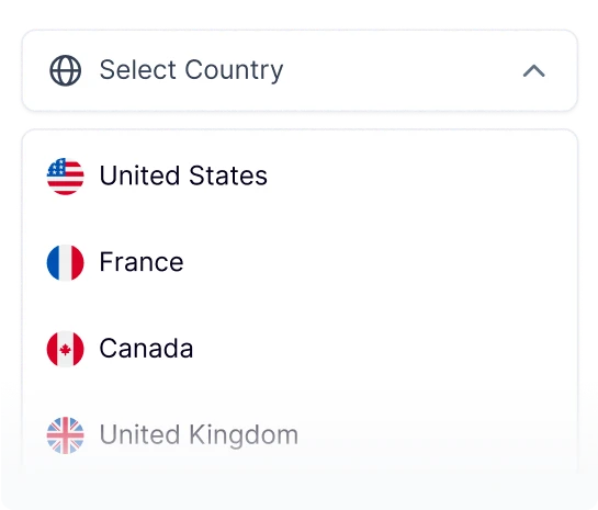 Country-specific benchmarking data